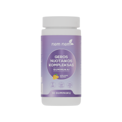 Raw Powders Nom Nom Комплекс хорошего настроения (60 жевательных конфет со вкусом апельсина)